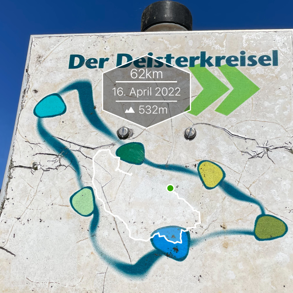 62 km kreiseln um den Deister